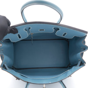 Epsom Birkin 30 Blue Jean 2009