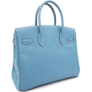 Epsom Birkin 30 Blue Jean 2009