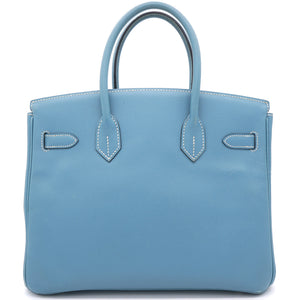 Epsom Birkin 30 Blue Jean 2009