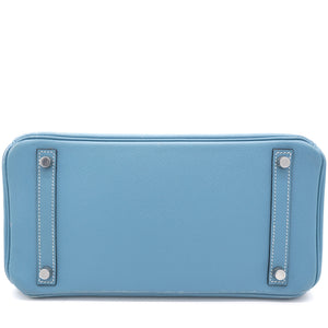Epsom Birkin 30 Blue Jean 2009