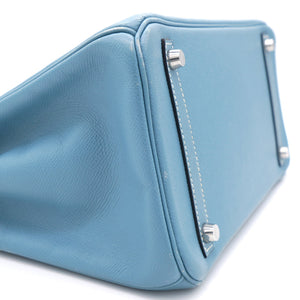 Epsom Birkin 30 Blue Jean 2009