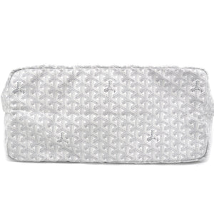 White Goyardine Coated Canvas St. Louis GM Tote