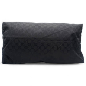 Black GG Nylon Viaggio Duffle Bag