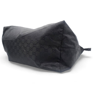Black GG Nylon Viaggio Duffle Bag