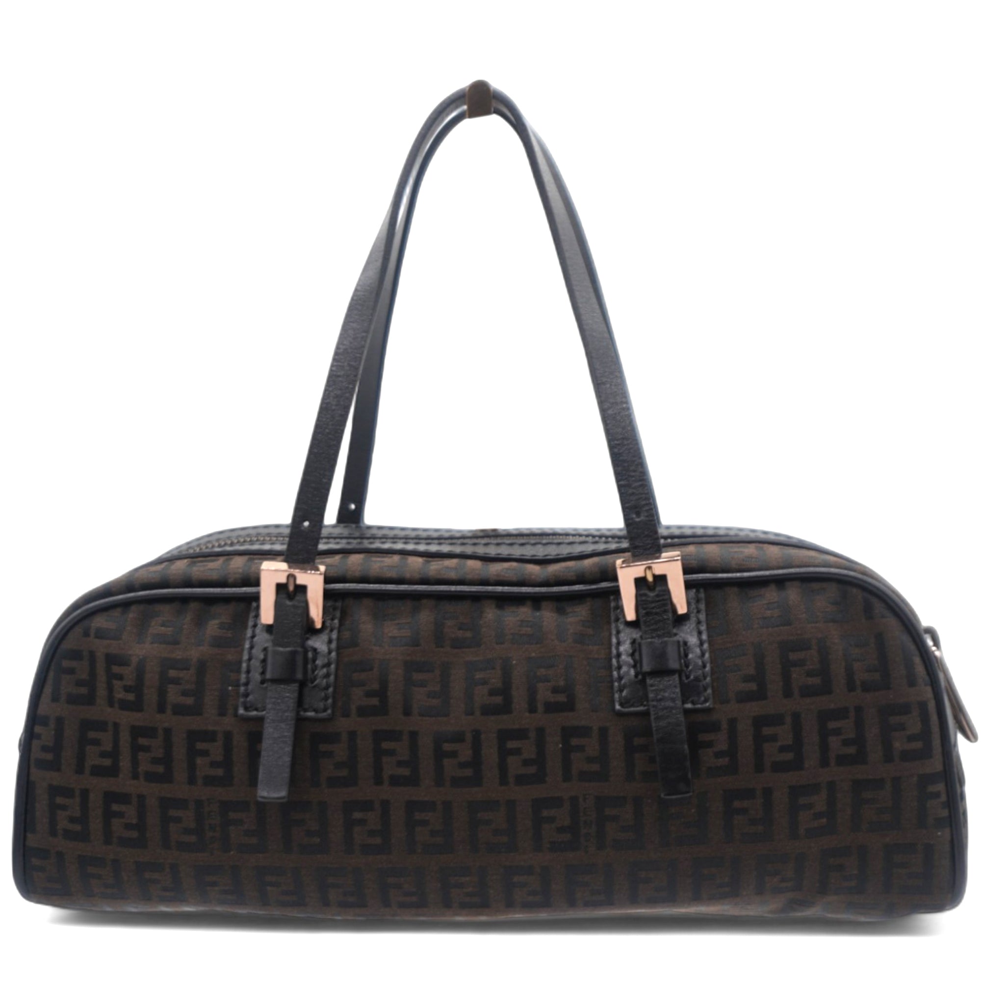 Brown Monogram Zucchino Canvas East West Bag