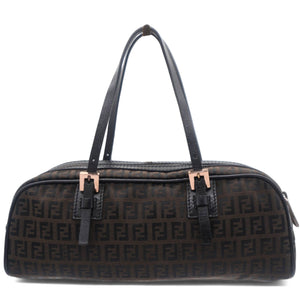 Brown Monogram Zucchino Canvas East West Bag