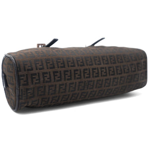 Brown Monogram Zucchino Canvas East West Bag