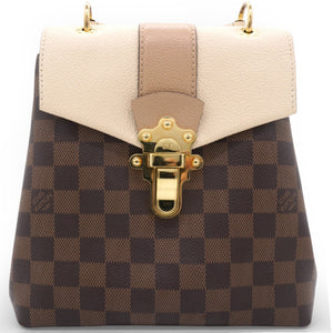Damier Ebene Clapton Backpack Creme