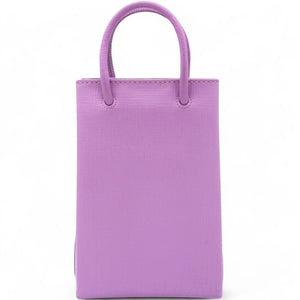Squared Mini Logo Shopping Phone Holder Bag