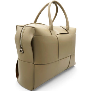 Maxi Intrecciato Arco Briefcase Porridge