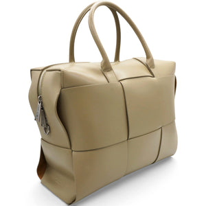 Maxi Intrecciato Arco Briefcase Porridge