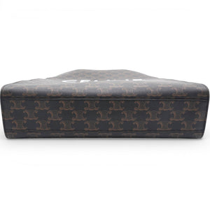 Triomphe Coated Canvas Vertical Cabas Tote
