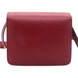 Calfskin Mini Classic Box Flap Bag Red