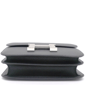 Black Epsom Leather Constance 18 PHW Shoulder Bag