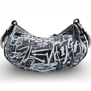 Le Cagole XS Printed Leather Shoulder Bag