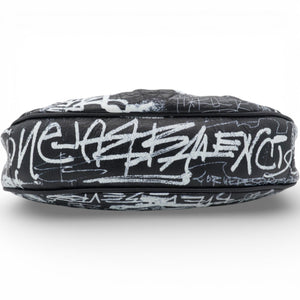 Le Cagole XS Printed Leather Shoulder Bag