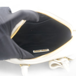 Nappa Matelasse Arcadie Top Handle Bag White