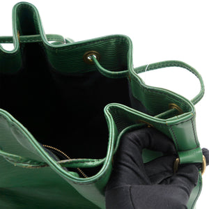 Borneo Green Epi Leather Noe Shoulder Bag