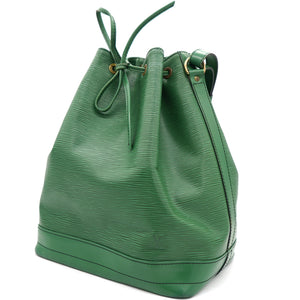 Borneo Green Epi Leather Noe Shoulder Bag