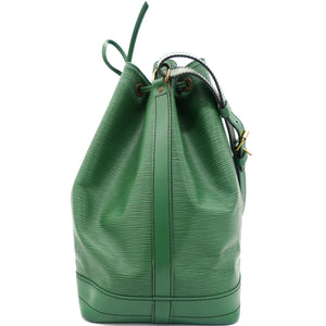 Borneo Green Epi Leather Noe Shoulder Bag