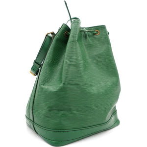 Borneo Green Epi Leather Noe Shoulder Bag