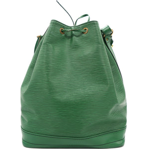 Borneo Green Epi Leather Noe Shoulder Bag
