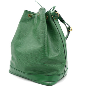 Borneo Green Epi Leather Noe Shoulder Bag