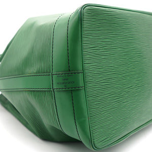 Borneo Green Epi Leather Noe Shoulder Bag