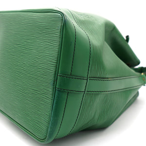 Borneo Green Epi Leather Noe Shoulder Bag