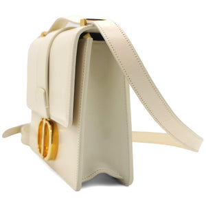 White Leather 30 Montaigne Shoulder Bag