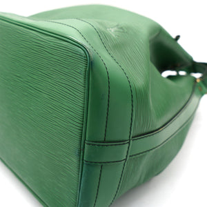 Borneo Green Epi Leather Noe Shoulder Bag