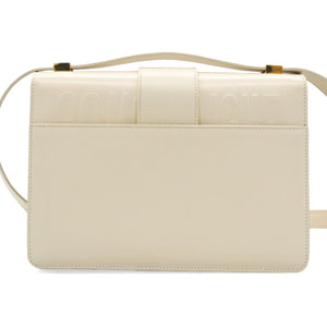 White Leather 30 Montaigne Shoulder Bag