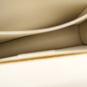 White Leather 30 Montaigne Shoulder Bag