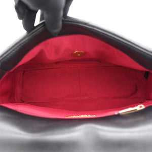 19 Small Flap Black Bag