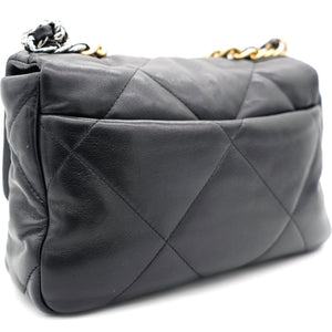 19 Small Flap Black Bag