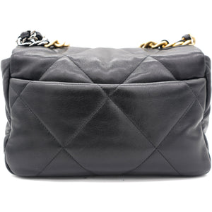 19 Small Flap Black Bag