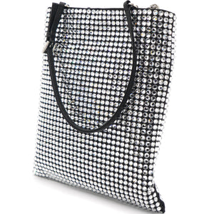 Satin with Crystals Handbag