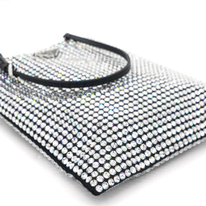 Satin with Crystals Handbag