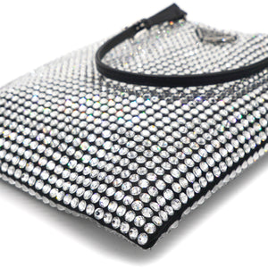Satin with Crystals Handbag