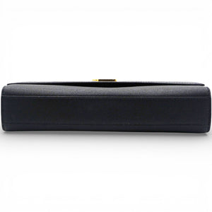 Grain De Poudre Medium Classic Monogram Kate Satchel Black