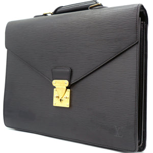 Black Epi Leather Ambassador Briefcase