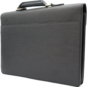 Black Epi Leather Ambassador Briefcase