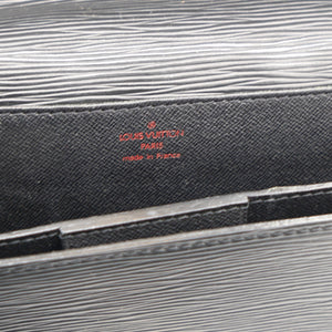 Black Epi Leather Ambassador Briefcase