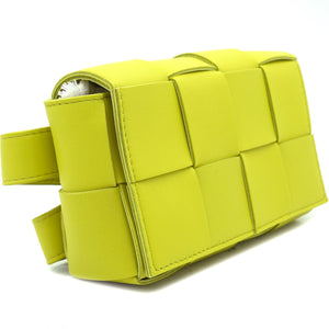 Nappa Maxi Intreccio The Belt Cassette Bag Kiwi