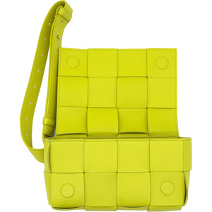 Nappa Maxi Intreccio The Belt Cassette Bag Kiwi