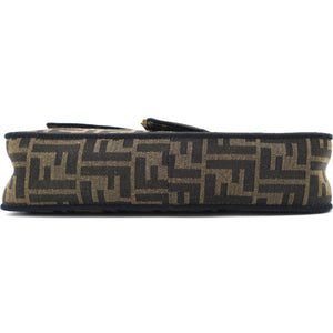 Tobacco Zucca Canvas Baguette Flap Top Handle Bag