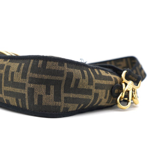 Tobacco Zucca Canvas Baguette Flap Top Handle Bag