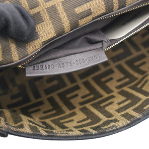 Tobacco Zucca Canvas Baguette Flap Top Handle Bag