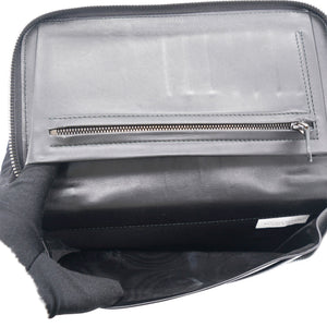 Brown Intrecciato Leather Zippy Travel Organiser