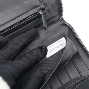 Brown Intrecciato Leather Zippy Travel Organiser